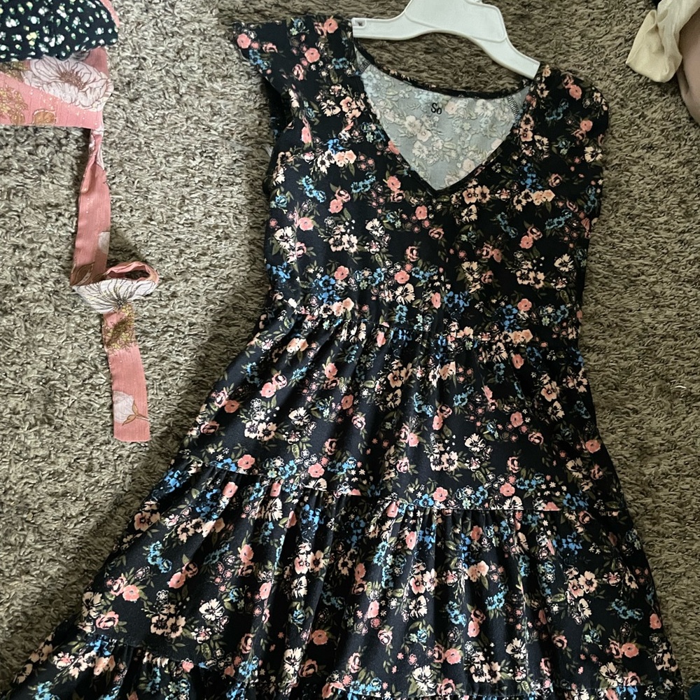 Juniors floral dress